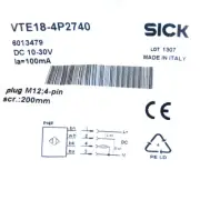 A● SICK VTE18-4P2740 Photoelectric proximity sensor,PNP,New