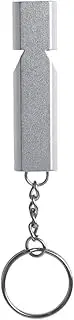 AIMALL Dual-Hole Pigeon Whistle, Aluminum Alloy Bird Training Whistle for Chickens and Thrushes, Gold and Silver, 2.2 x 0.59 Inches, Lightweightale