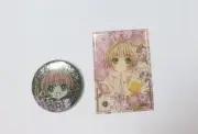 Clamp Exhibition Card Collection Ultimetal Badge Sakura Japan Anime
