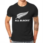 2024 ALL_BLACKS_RUGBY T恤男士純棉幽默T恤圓領T恤短袖服裝生日禮物