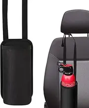 fanelod Fire Extinguisher Storage Bag | Car Pocket Seatback Bag Holder for Fire Extinguisher,Travel Auto Bag Water Cup Storage Bag, Fire Extinguisher Mount Holder for Car