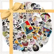 50pcs Soul Eater Stickers Japanese Anime Death City MAKA Black Star Skateboard