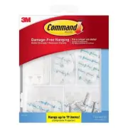 Command Damage Free Hanging Hook Clear - Pack of 53