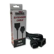 NES Controller Extension Cable: Black Old SKool