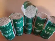 Bernat Latch Hook Rug Yarn Pre-Cut 100% Acrylic 11 Rolls Lt Green #5580