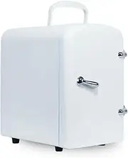 Mini Skincare Refrigerator, Makeup Refrigerators For Skin Care 4L/6 Jug, Small Cosmetic Beauty Fridge 220v Personal Thermoelectric Cooler/Heater,F