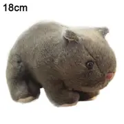 Cotton Practical Plush Stuffed Wombat Toy Photograph Prop Stuffed Wombat Toy Lovely Appearance For Living Room Brown 18cm