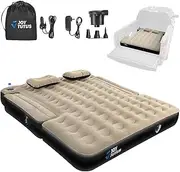 JOYTUTUS Air Mattress for 5.5-5.8Ft Full Size Short Truck Beds - Inflatable Outdoor Camping Mattress With Pump, Carry Bag, Cup Holder & Cavity Design