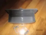 MASSEY FERGUSON GRAY TRACTOR TOOL BOX AND BRACKETS T20 FE35