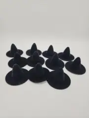 11 Pcs Dolls Witch Wizard Hat Miniature House Hats Halloween Props Crafts Mini