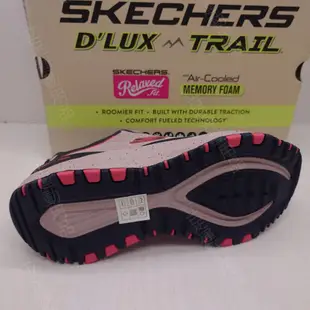 立足運動用品 女鞋 SKECHERS D'LUX TRAIL 防潑水越野鞋 180500MVE