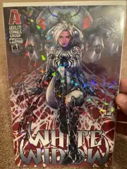 White Widow #1 Jamie Tyndall 1 of 1 book w/remark signed 2x Benny Powell COA