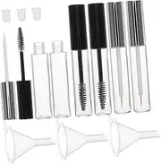 WOONEKY 10ml Empty Mascara Tubes Brush Eyelash Cream Container Bottles for Diy Leakproof Travel Size