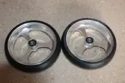 SENTINEL ALUMINIUM WHEELCHAIR CASTER WHEELS (Pair) 6x1.5 inch