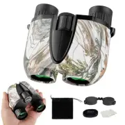 Compact Binoculars for Adults & Kids - 12x25 High Powered Binoculars with Low...