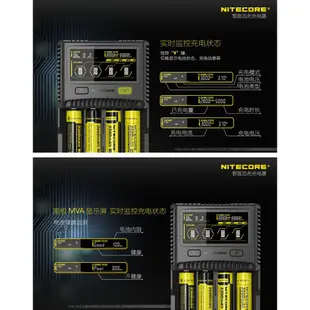 【台中鋰電】NITECORE SC4 智能迅充 充電器 6A充電 鋰電池 18650
