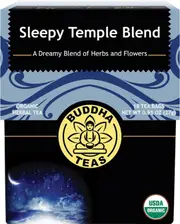 Organic Herbal Tea Bags (Sleepy Temple Blend), 18 Piece