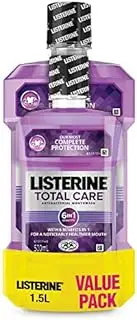 Listerine Total Care Mouthwash 1 Litre + 500ml Value Pack