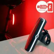 USB Rechargeable Bicycle Bike Cycling LED Front Tail Rear Light Warning Lamp Set