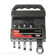 Toledo Stubby Flex-Head Ratcheting Wrench Set - Stubby - 301944