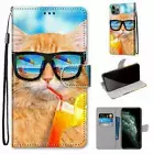 Drink Cat Flip Wallet Phone Case For iPhone 11 12 Pro Max XR XS X 6 7 8 SE 2020