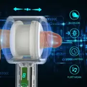 Male Masturbaters Automatic Thrusting Suck Stroker Penis Vibrator Cup Lubricants