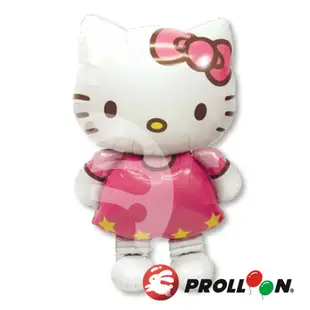 【大倫氣球】走路 Hello Kitty(不充氣)-惜福品 Foil Balloons 台灣氣球博物 Anagram