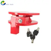 Universal Steel Ball and Ring Hitch Lock W/3 keys For boat and trailer