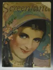 MAG: Screenland July 1927-Marceline Day cover- BABE RUTH- Harry Carey