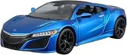 Scale Finished Model Car 1:24 Scale for Acura NSX 2018 Sport Car Metal Car Model Simulation Replica Model Vehicle Collectible Die-cast Vehicle