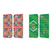 OFFICIAL S.L. BENFICA GRAPHICS LEATHER BOOK WALLET CASE FOR APPLE iPOD TOUCH MP3