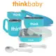 美國 Thinkbaby 不鏽鋼餐具組(六件組)馬卡龍藍