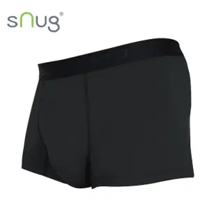 【sNug 給足呵護】黑色Control抗臭清新褲(台灣金選獎/天絲+日本專利抗臭紗/透氣/運動寬版腰帶)