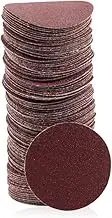 SPEEDWOX 100pcs Sanding Discs 2 inch Sandpaper 80 Grit Hook and Loop Sanding Discs for Sanders Drill Grinder Rotary Tools Attachment Woodworking Wood Auto, No Hole