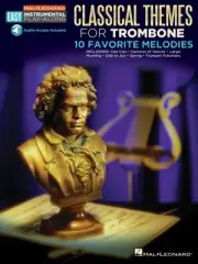 Classical Themes 10 Favorite Melodies Trombone Solo Easy Sheet Music Book Audio