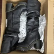 Dr. Martens Airwair Kasey Zip Up Boot Size 6With Bouncing Soles
