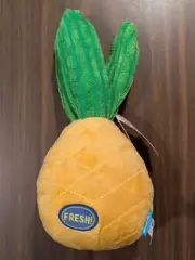 Bark Spiky Pineyapple ML Dog Toy - Great for thrashing, spiky squeaker, crinkles