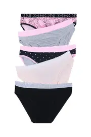 [Bonds] Bonds Girls Bikini 5 Pack in Also 49 Size: 3/4 3/4 Also 49