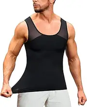 [TAILONG] Compression Shirt Men Shapewear Slimming Body Shaper Vest Workout Tank Top Undershirt