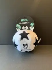 NWT FuzzYard FLS Soccer Plush Dog Toy Squeaker Soft Plush Machine Washable