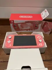 Nintendo Switch Lite Coral Gaming Console With Ac Adapter Brand New In Box