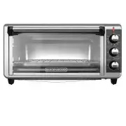 BLACK+DECKER TO3250XSB 8-Slice Extra Wide Convection Countertop Toaster Oven