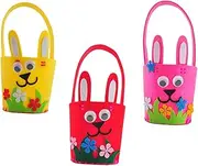 3pcs Flower Basket Crafts Goody Kits Basket for Cartoon Flower Basket