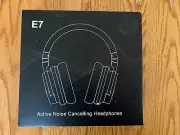 E7 Active Noise Cancelling Headphones Bluetooth Wireless - Black “sealed”