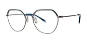 Paradigm Silvana Gunmetal Men's Glasses Blue Size 52 - Private Health Rebate - Blue Light Block Available