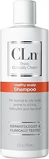 CLn® Shampoo - Clarifying Formula with Salicylic Acid, for Normal to Oily Scalp Prone to Folliculitis, Dandruff, Itchy & Flaky Scalp, Fragrance-Free & Paraben-Free, 8 fl. oz.