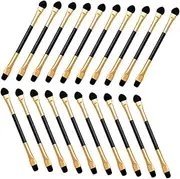 Baluue Pcs Women's Eye Shadow Brush Set Dual Sided Makeup Brush Precision Eye Makeup Applicators Portable Eyeshadow Kit Comfortable Grip for Travel