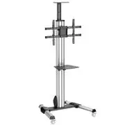 StarTech TV Cart, For 32" to 75" Displays, Height Adjustable AV Cart - STNDMTV70