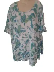 NWT AUTOGRAPH TOP. LINEN VISCOSE. SIZE 20. RRP 99.00