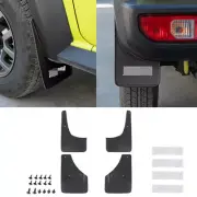 Black Splash Guards Mudguards Fender Mud Flaps Cover For Suzuki Jimny 2019-2023 (for: Suzuki)